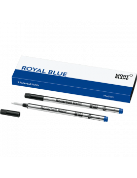 2 recharges pour rollerball (M), Royal Blue