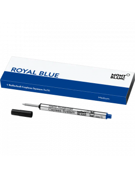 1 recharge pour rollerball sans capuchon (M), Royal Blue