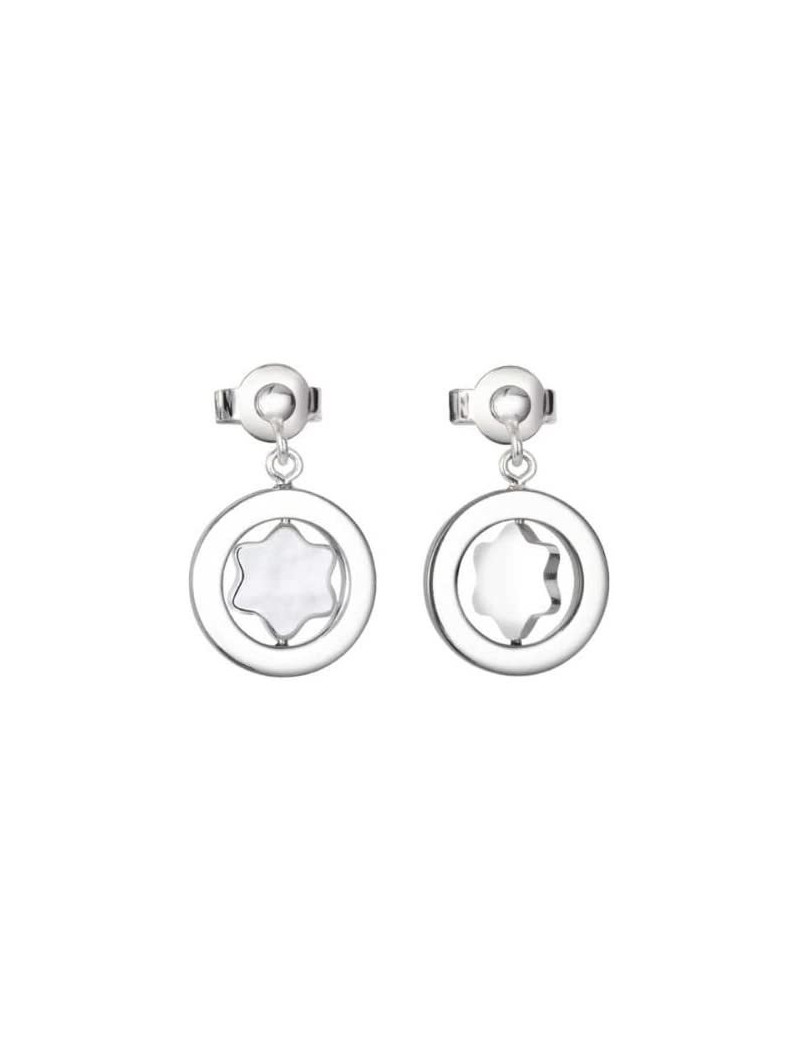 Boucle Oreilles Argent 925 Star Mother of pearl