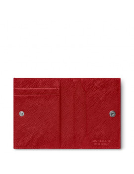 Mini portefeuille Montblanc Sartorial 4cc RED