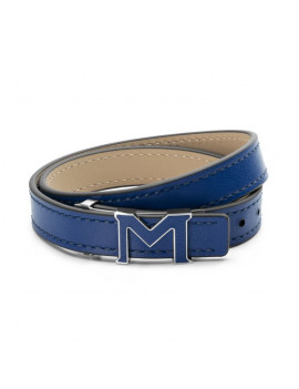 Bracelet Montblanc M Logo bleu