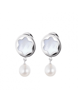Boucles d'Oreilles Star Argent 925, Perles