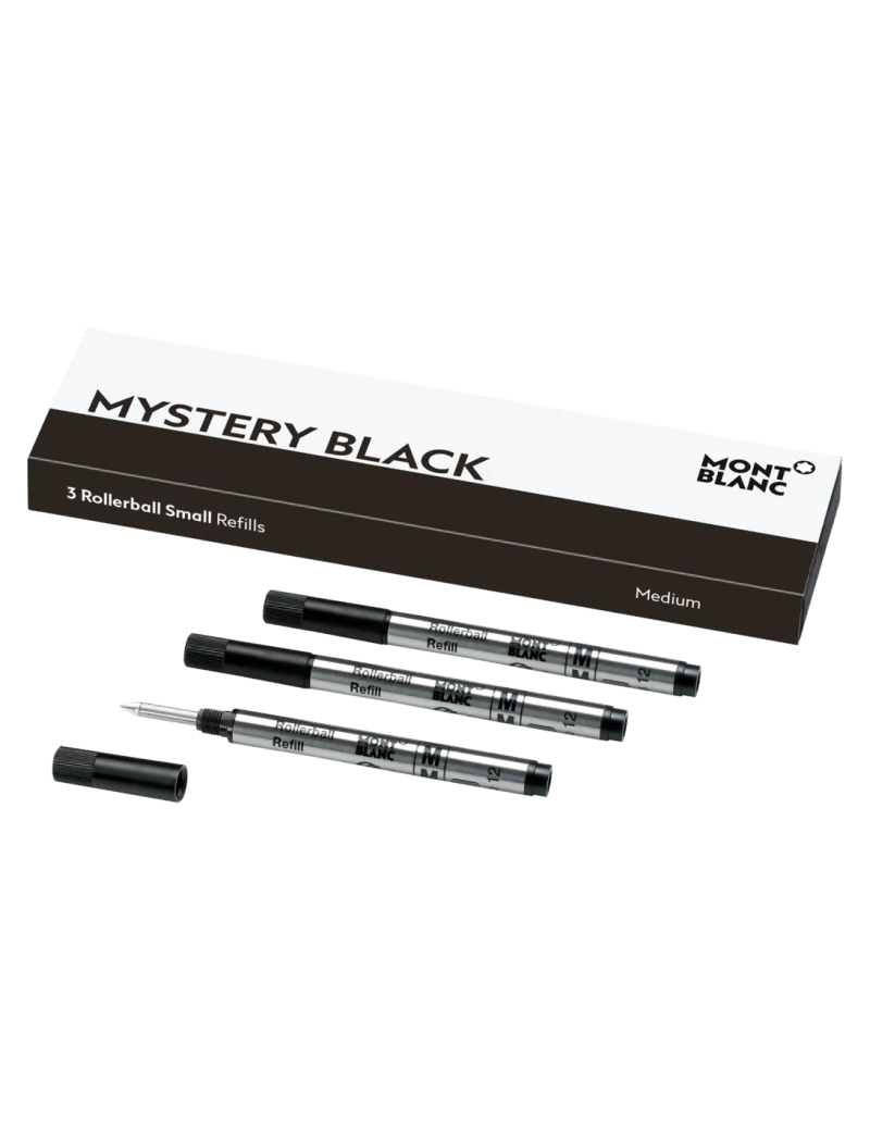 Recharges pour rollerball petit modèle Mystery Black (M) X3