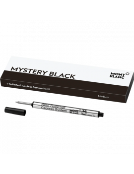 1 recharge pour rollerball sans capuchon (M) Mystery Black