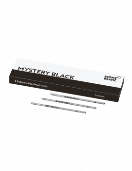 3 recharges pour stylo à bille Mystery Black Small