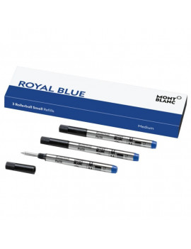 3 Recharges pour Rolleball Petit Modèle (M) Royal Blue