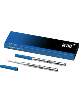 Recharge 2 stylos bille (F) Bleu Pacifique