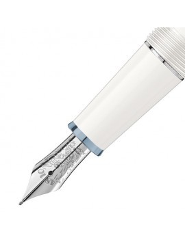 Stylo Plume (M) Meisterstück Glacier Classique blanc