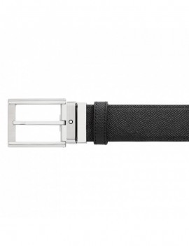 Ceinture réversible Montblanc taupe /  noire