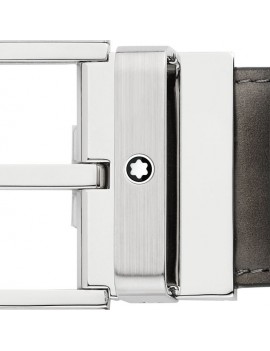 Ceinture réversible Montblanc taupe /  noire