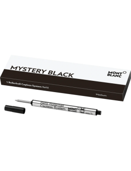 1 recharge pour rollerball sans capuchon (M) Mystery Black