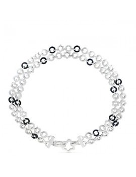 Collier Star Onyx Argent 925