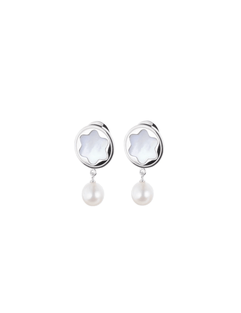 Boucles d'Oreilles Star Argent 925, Perles