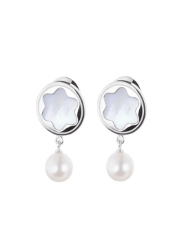 Boucles d'Oreilles Star Argent 925, Perles