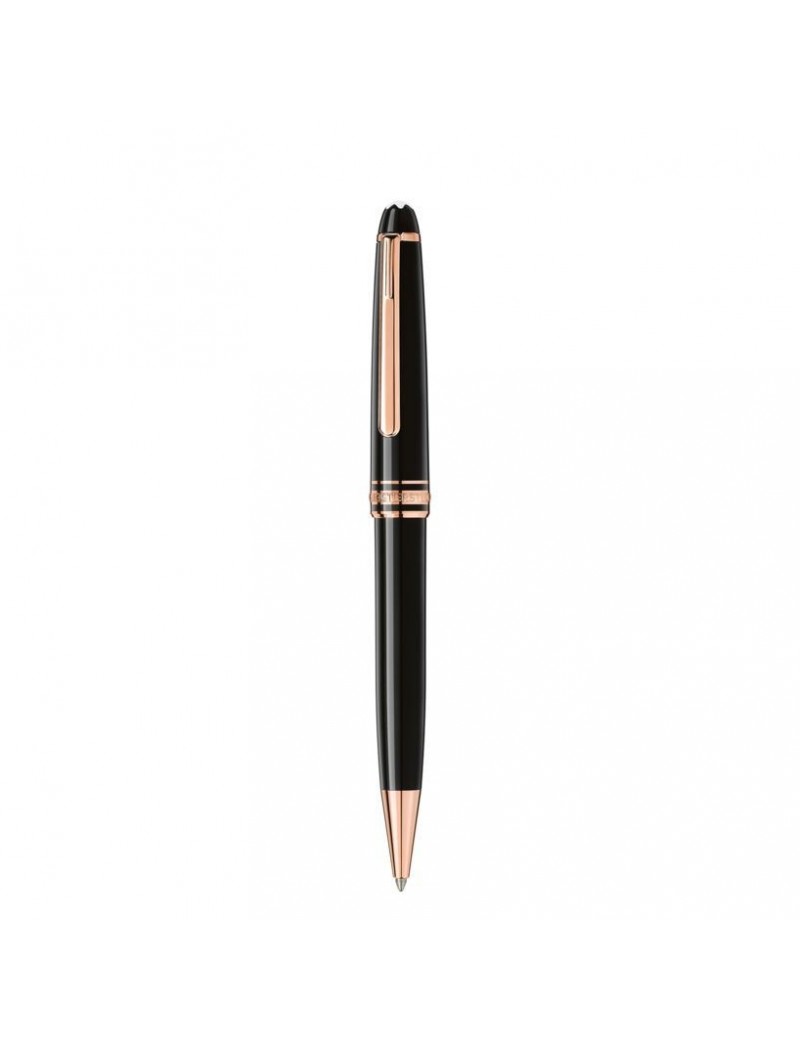 Stylo à bille classique Meisterstück avec revêtement en or rose