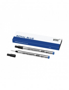 2 Recharges Fine Rollerball LeGrand, Bleu Roi