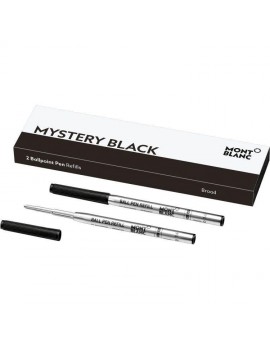 2 Recharges de Stylo Bille (B) Mystery Black