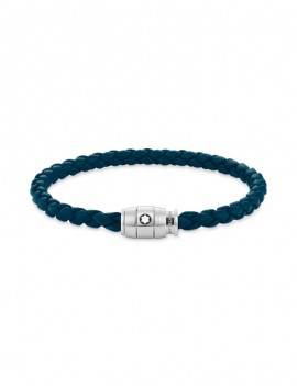 Bracelet Homme 3 anneaux Bleu (M)