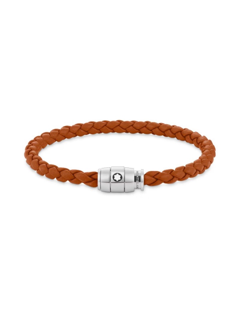 Bracelet Homme 3 anneaux Orange (L)