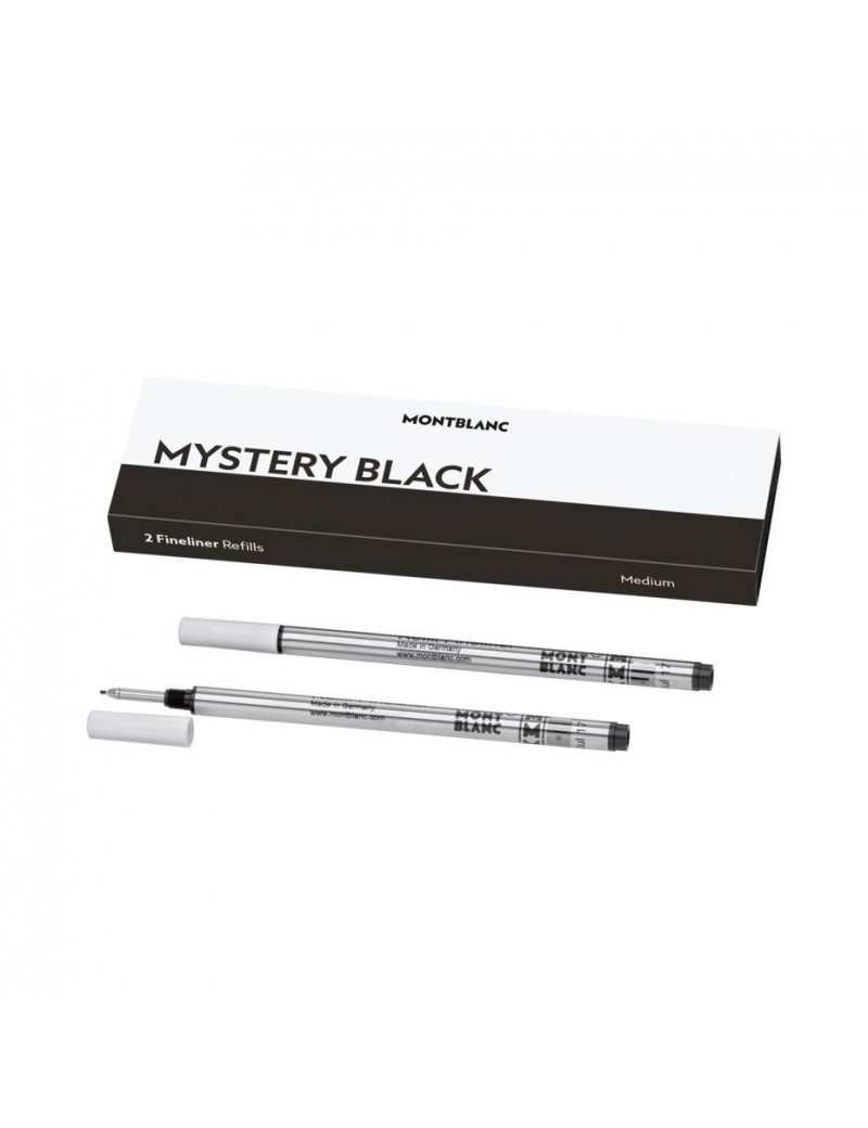 2 recharges de feutre fin, Mystery Black - Medium