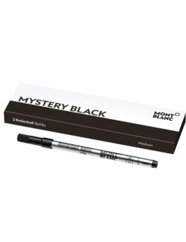 2 Recharges Rollerball M Mystery Black