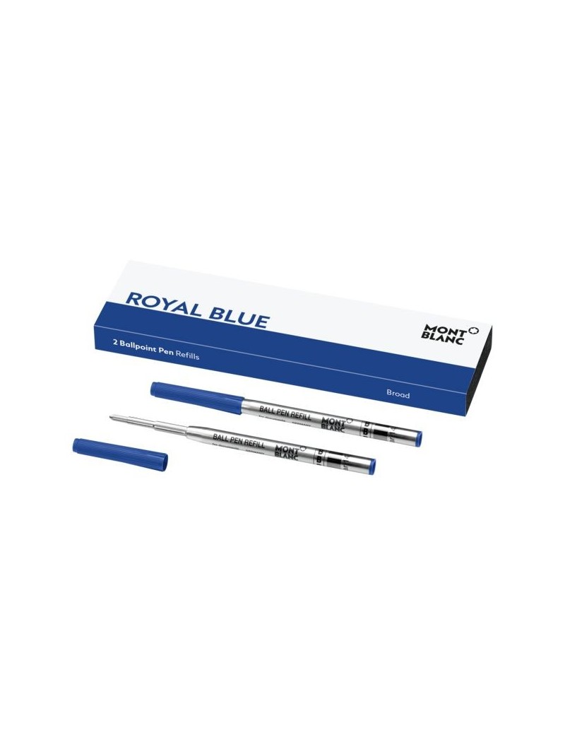 2 Recharges pour Stylo Bille (B) Royal Blue