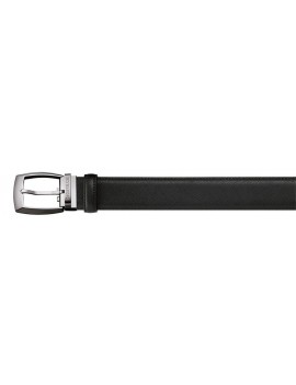 Ceinture montblanc cuir noir 35mm