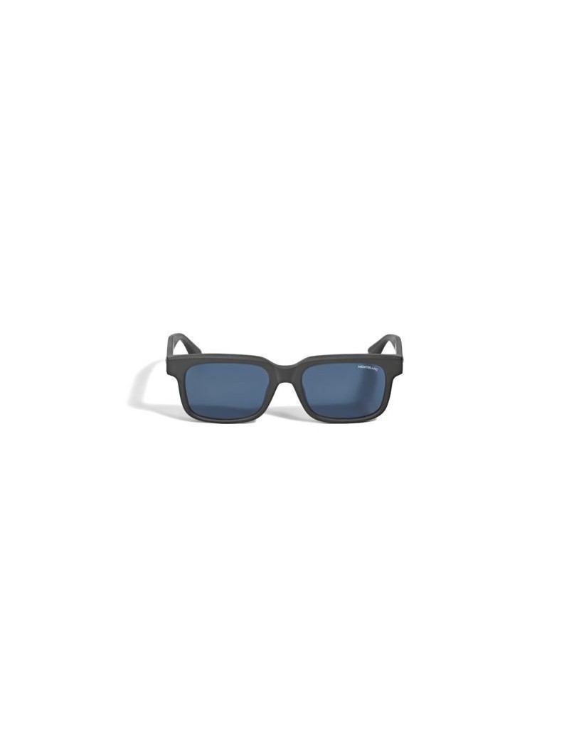 Lunettes de soleil carrées avec monture en acétate de couleur noire Lunettes de soleil carrées avec monture en acétate de couleur noire