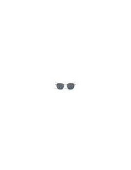 Lunettes de soleil rondes à monture métallique dorée