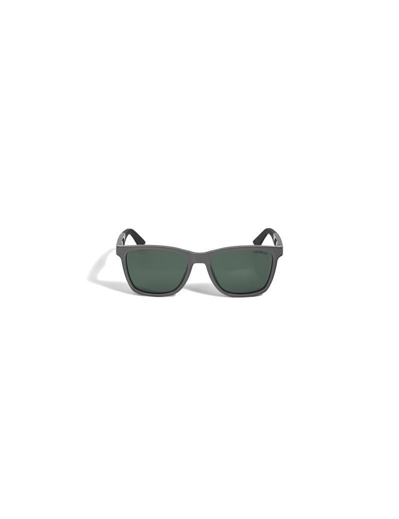 Lunettes de soleil carrées avec monture injectée de couleur grise Lunettes de soleil carrées avec monture injectée de couleur grise