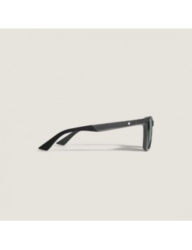 Lunettes de soleil carrées avec monture injectée de couleur grise