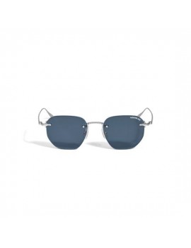 Lunettes de soleil rondes avec monture en métal argenté