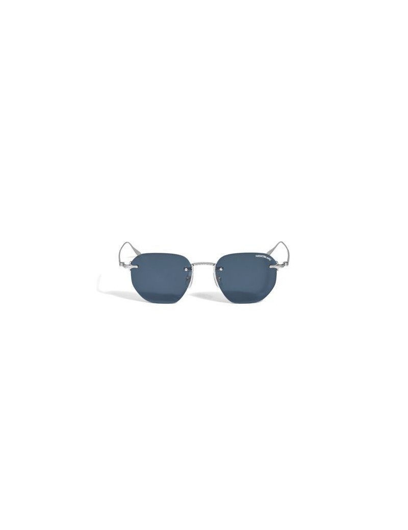 Lunettes de soleil rondes avec monture en métal argenté Lunettes de soleil rondes avec monture en métal argenté
