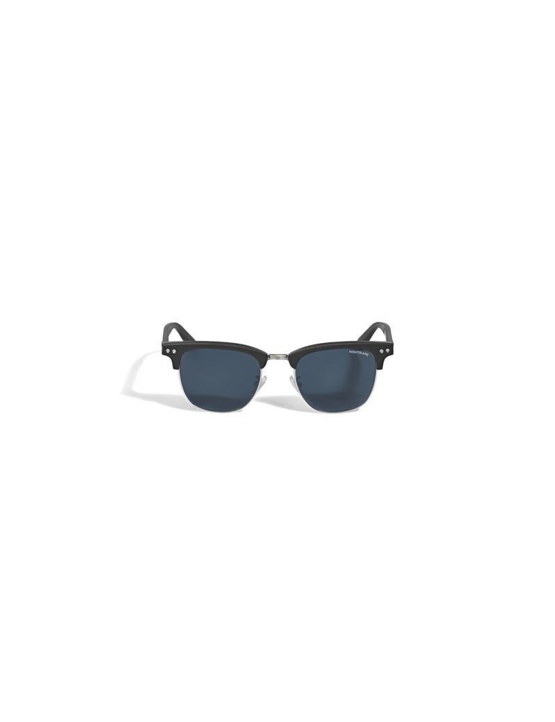 Lunettes de soleil carrées avec monture en acétate de couleur noire Lunettes de soleil carrées avec monture en acétate de couleur noire
