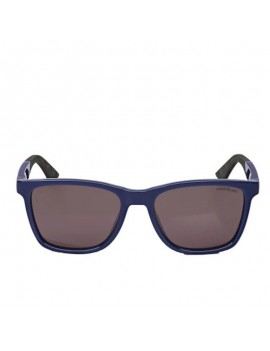 Lunettes de soleil carrées avec monture bleue injectée