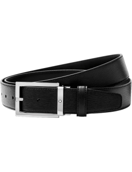 Ceinture affaires noire à couper selon la taille