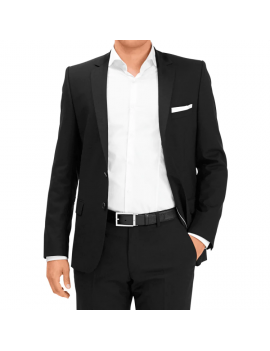 Ceinture affaires noire à couper selon la taille