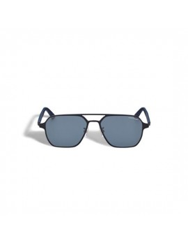 Lunettes de soleil carrées avec monture en métal noir