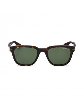 Lunettes de soleil carrées avec monture en acétate couleur Havane (M)