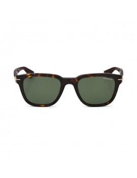 Lunettes de soleil carrées avec monture en acétate couleur Havane (M)