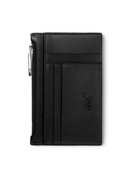Porte-cartes zippé à 8 fentes pour cartes Montblanc Meisterstück Noir