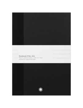 2 carnets 146 Montblanc Fine Stationery Slim, noirs, lignés, pour l'Augmented Paper
