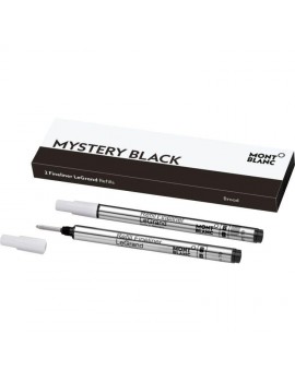2 Recharges (B) pour feutre fin Legrand Mystery Black