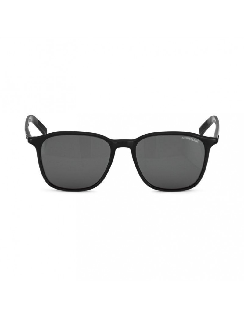 Lunettes de soleil carrées avec monture en acétate de couleur noire Lunettes de soleil carrées avec monture en acétate de couleur noire