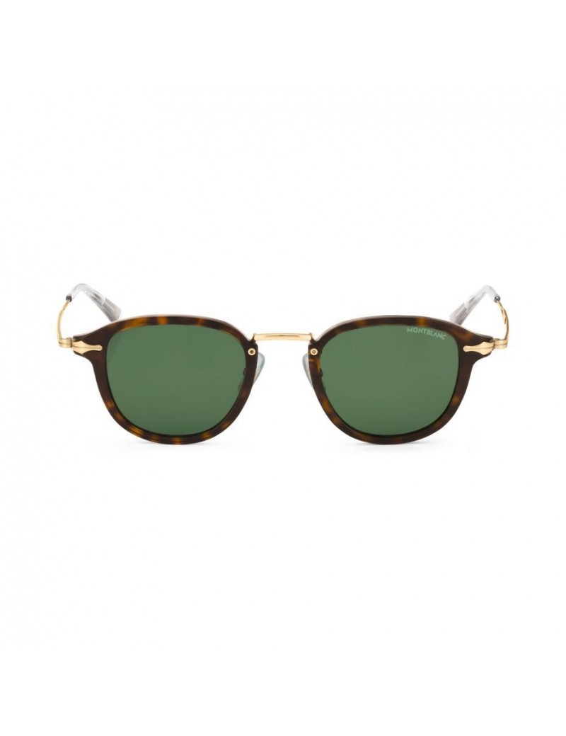 Lunettes de soleil rondes avec monture injectée couleur havane Lunettes de soleil rondes avec monture injectée couleur havane