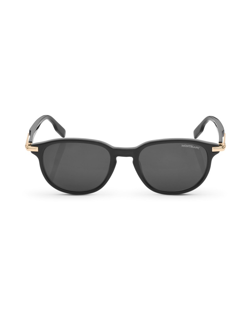 Lunettes de soleil carrées à monture en acétate noire Lunettes de soleil carrées à monture en acétate noire