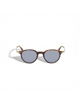 Lunettes de soleil rondes avec monture en acétate Havane