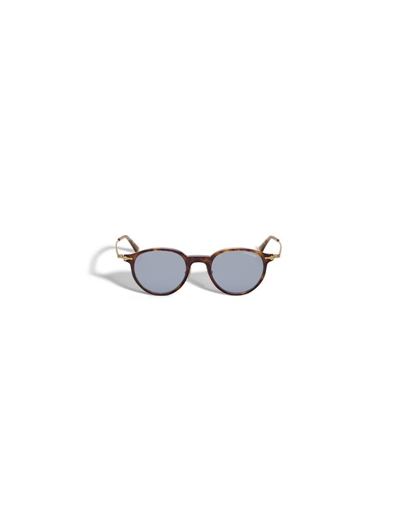 Lunettes de soleil rondes avec monture en acétate Havane Lunettes de soleil rondes avec monture en acétate Havane