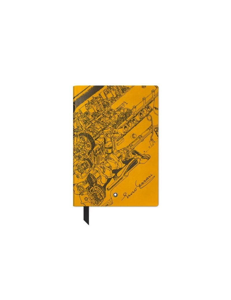 Carnet 146 petit, Grands Personnages Enzo Ferrari, Giallo Modena - Ligné Carnet 146 petit, Grands Personnages Enzo Ferrari, Giallo Modena - Ligné