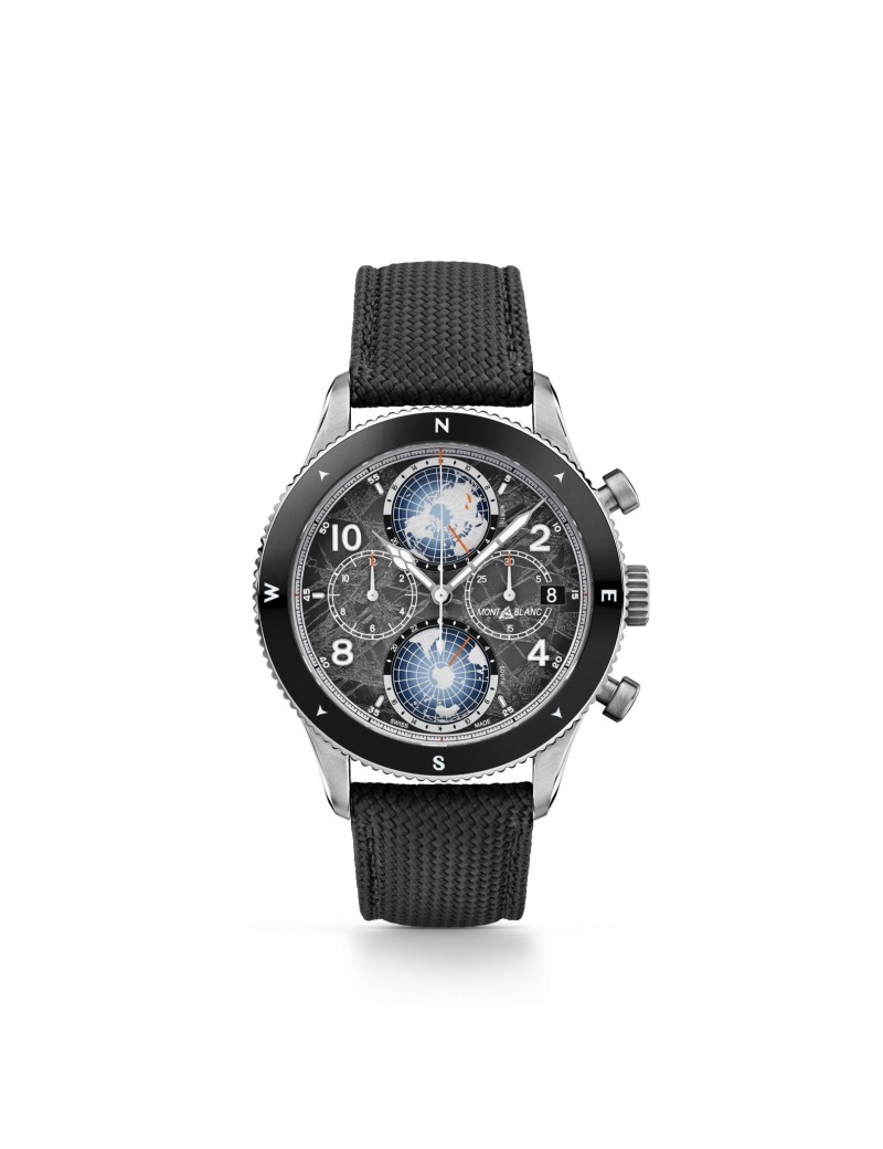 Montblanc 1858 Geosphere Chronograph 0 Oxygen The 8000 Edition Limitée - 290 pièces Montblanc 1858 Geosphere Chronograph 0 Oxygen The 8000 Edition Limitée - 290 pièces